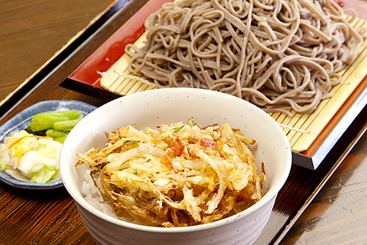 画像:せいろミニかき揚げ丼セット