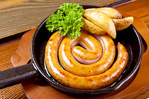 画像:うず巻きソーセージ