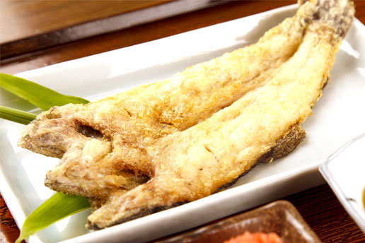 画像:岩魚の唐揚げ